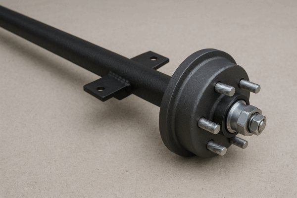 7k axle 95X77.25 4" Drop 865 BP 1/2" Stud NO SPRINGS 3-1-23