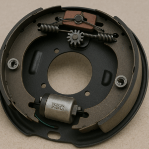 Electric Brake Assembly For Dexter, 12.25" x 5", Right Hand, Fits 12,000lb Axles, Black Wire  6-8-23
